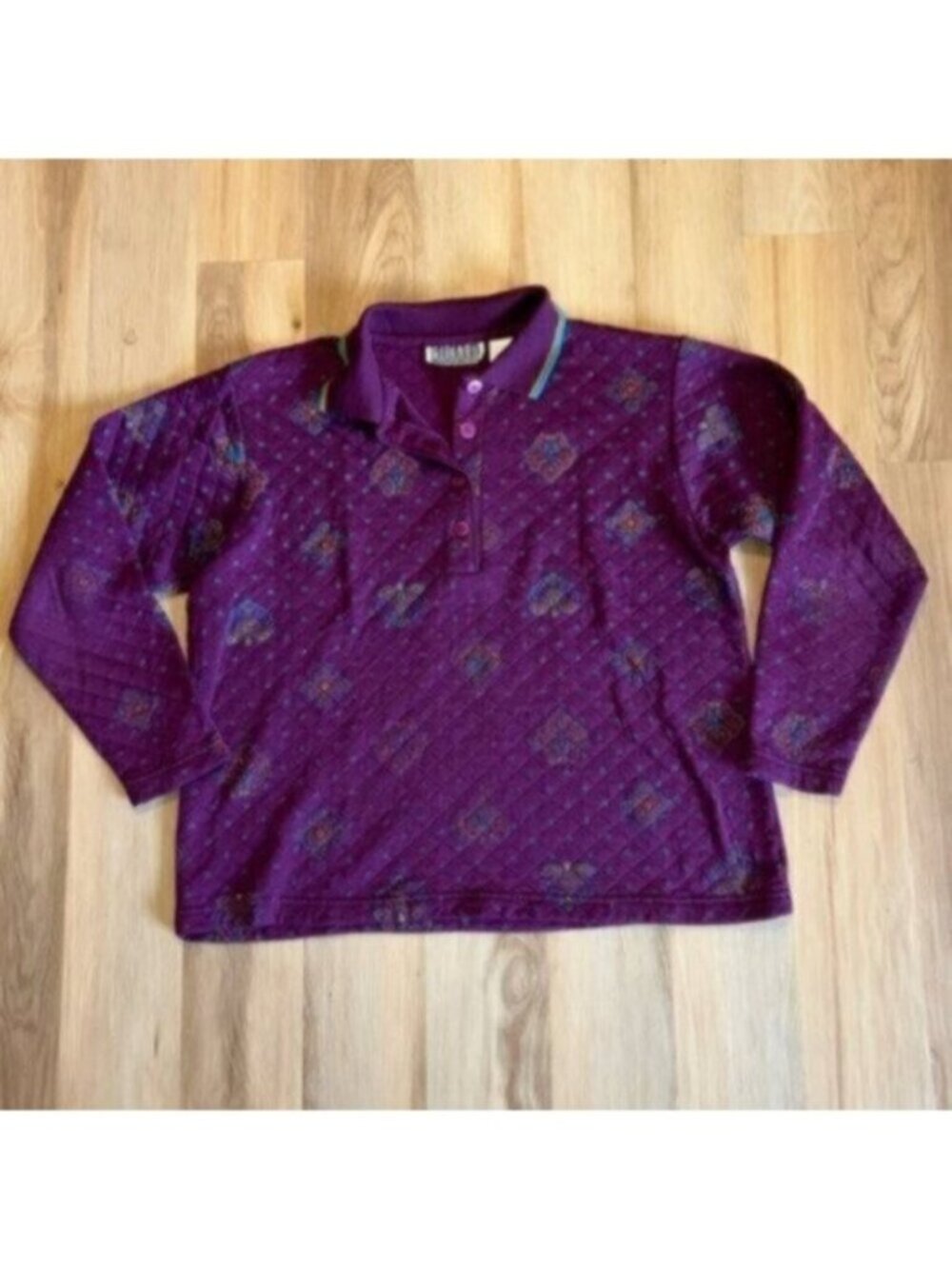 Purple Paisley Pullover